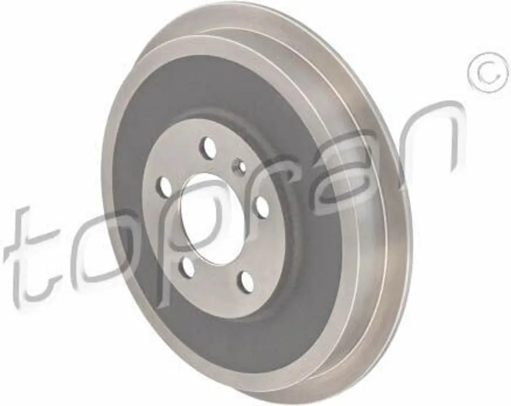 Tambour de frein arrière compatible Octavia I et Roomster (5J) TOPRAN