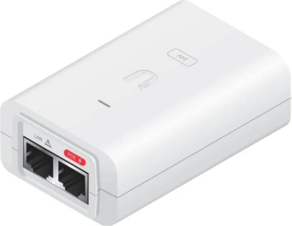 Ubiquiti Networks POE-24-12W-WH - Iniettore di potenza Immagine del prodotto 