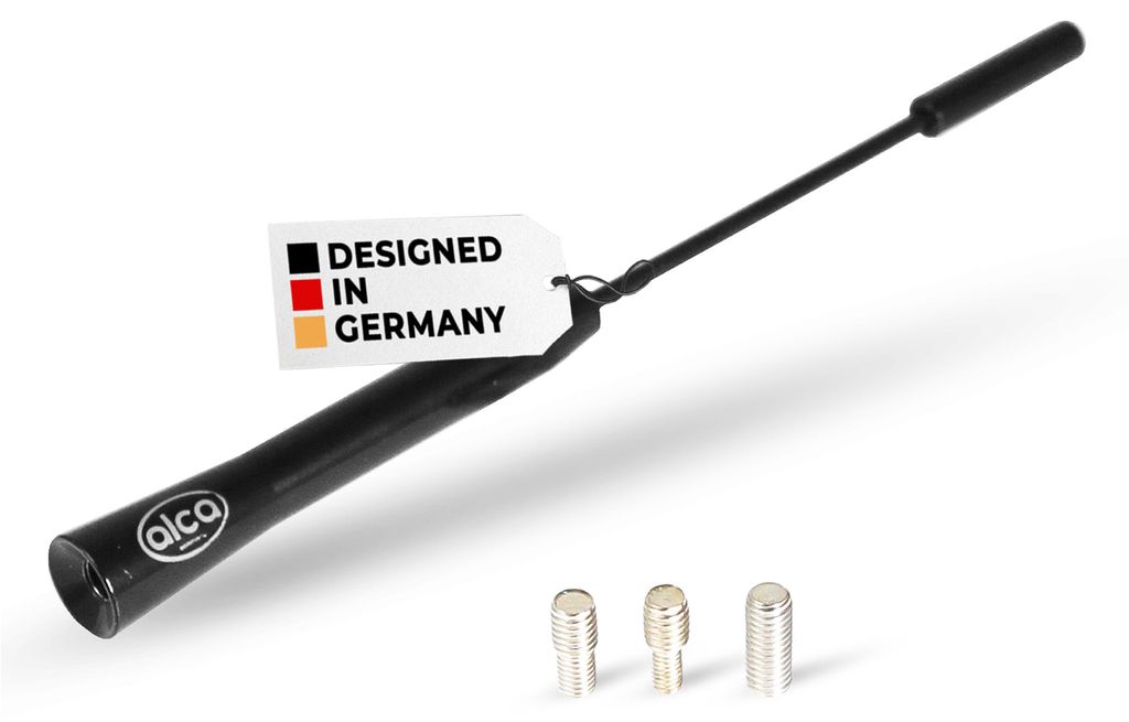 alca® Auto-Dachantenne 16,5 cm AM/FM, schwarz, inkl. M4 M5 Produktbild 