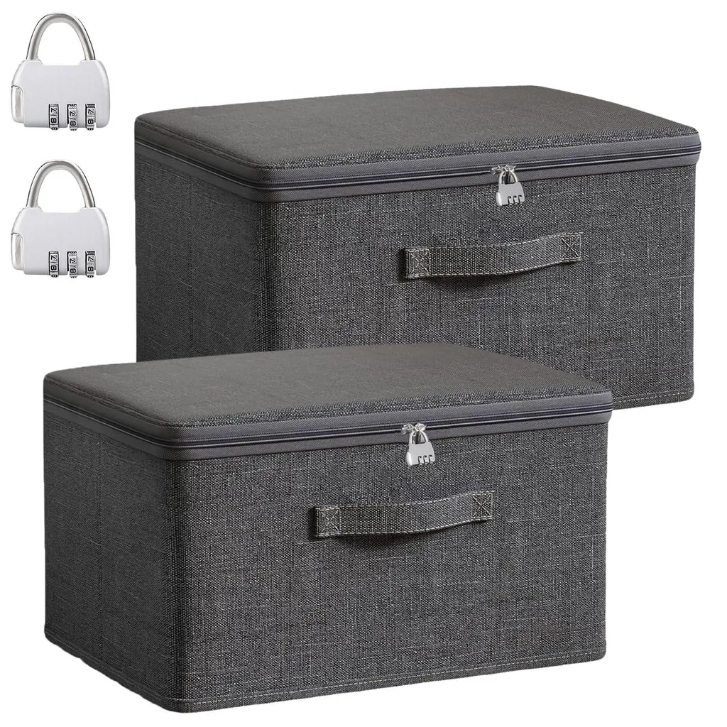 Boîte de rangement avec serrure pour protéger vos objets des regards indiscrets