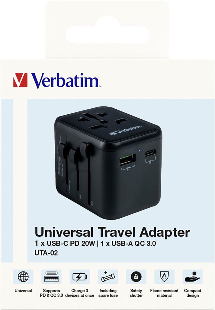 Verbatim 49544 Napájecí zástrčkový adaptér univerzální Obrázek produktu 13