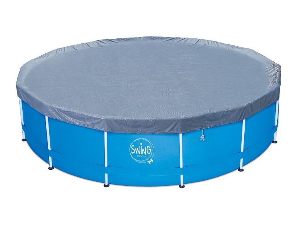 Metal frame pool cover