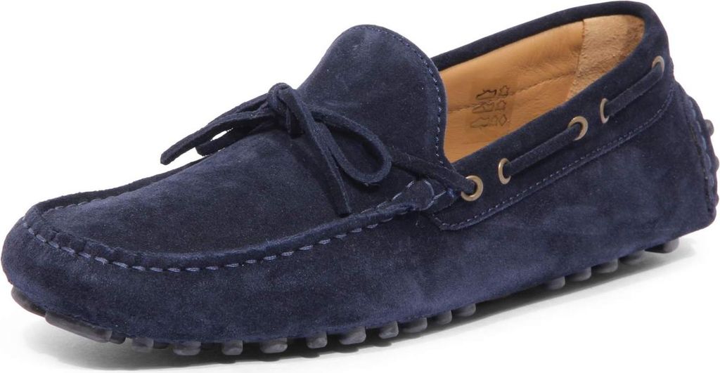 8601AR mocassino uomo SEBOY'S man suede loafer blue