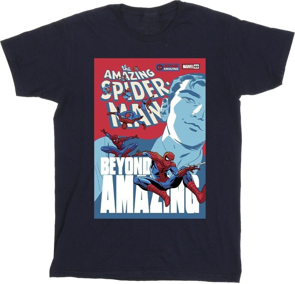 Marvel - "Beyond Amazing" T-Shirt für Herren BI45492 (3XL) (Marineblau)