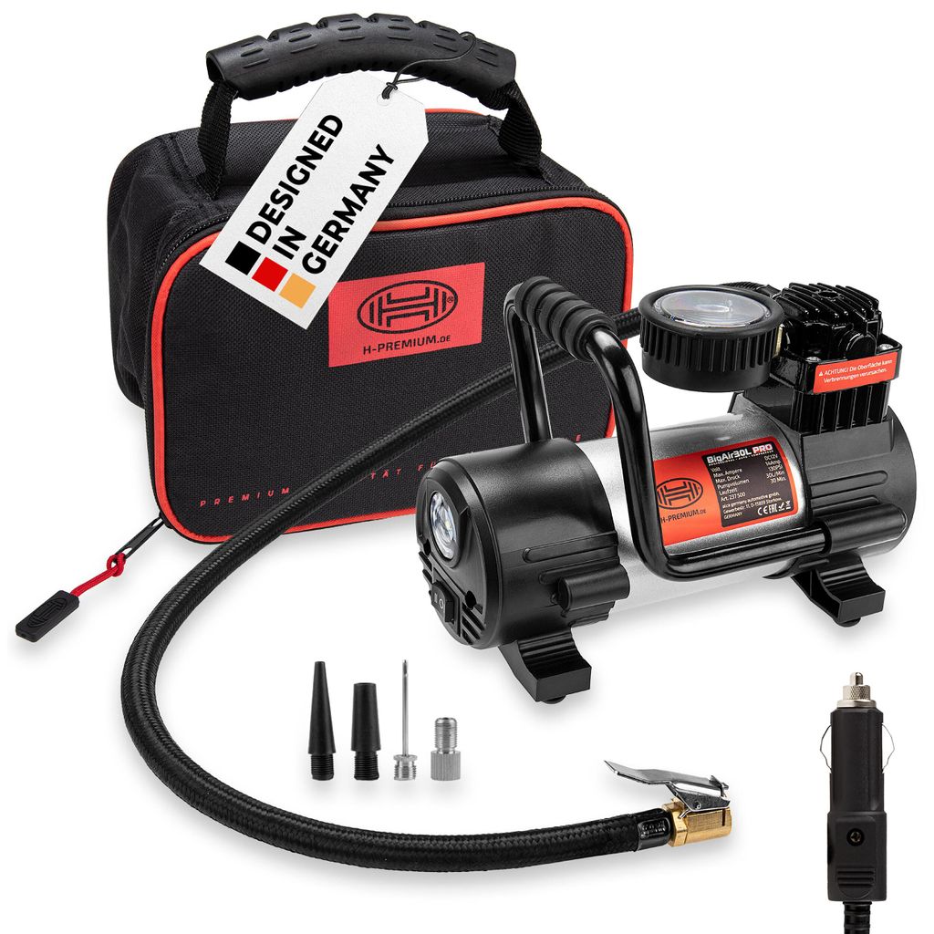 HEYNER®Compresseur de voiture 12V pompe à air électrique Image du produit 