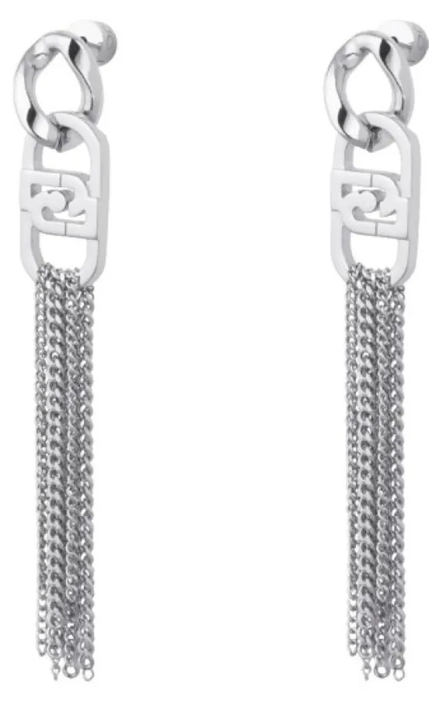 Boucles d'oreilles élégantes LJ3053 : chaînes pendantes fines de 8cm