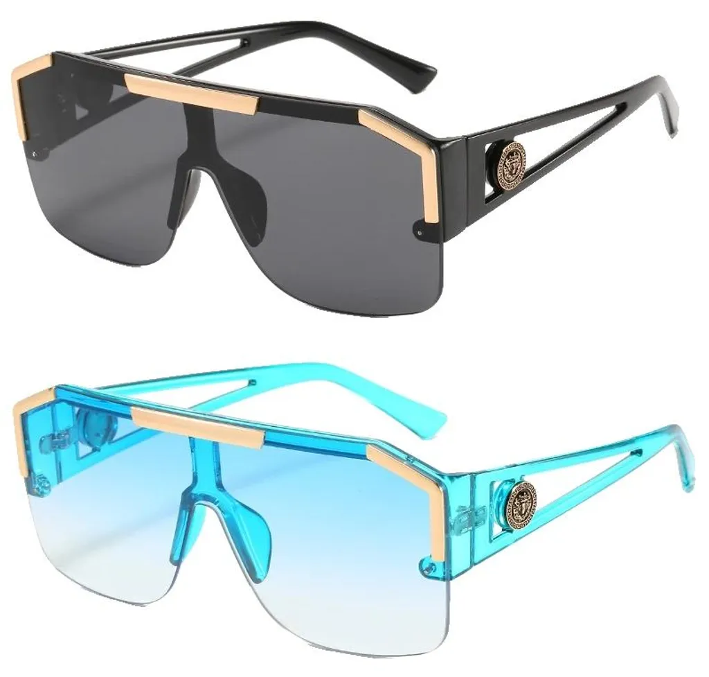 Lunettes de soleil anti-fatigue légère et protection UV - Lot de 2 Noir/Bleu