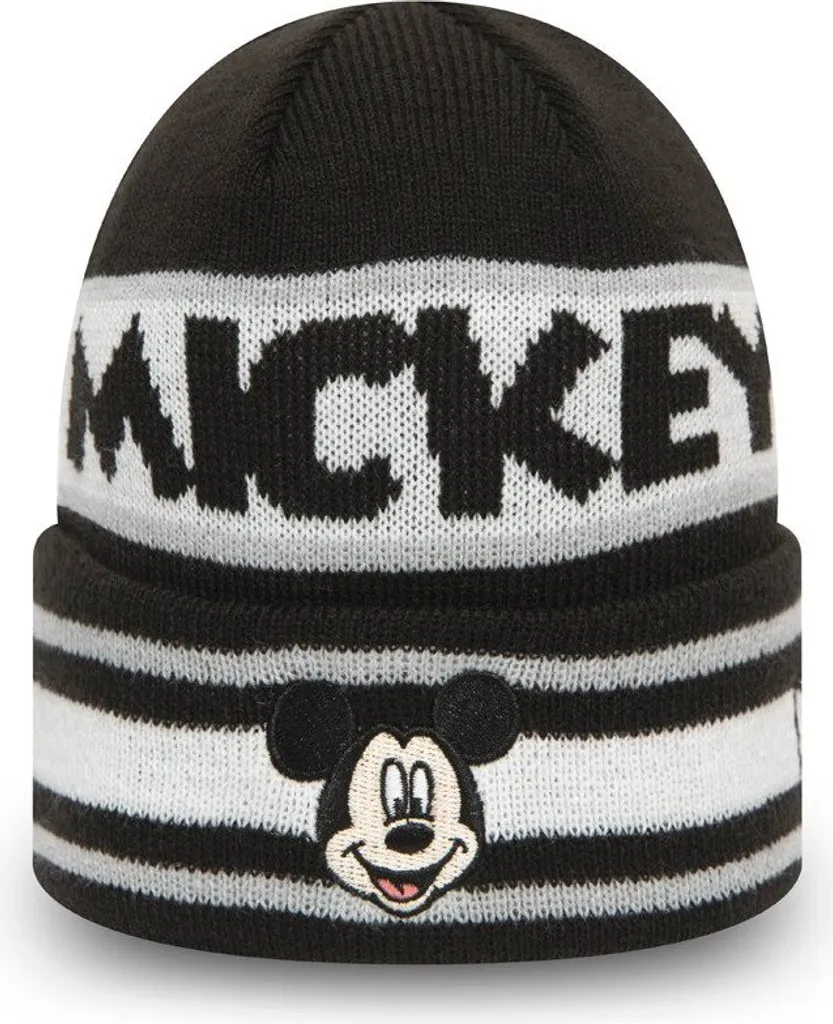 Bonnet de Ski Enfant Mickey Mouse New Era - Accessoire Hiver pour l'École