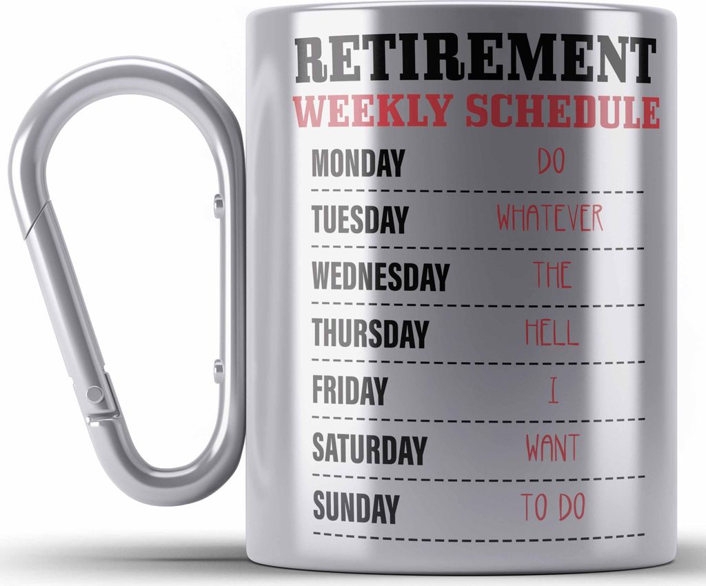 Trendation - -  Renter Edelstahl Tasse Karabiner Ruhestand Produktbild 
