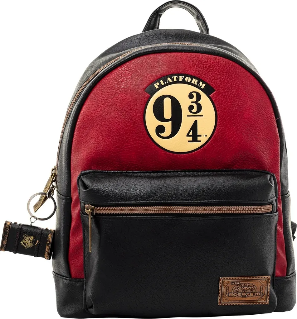 Petit sac à dos Harry Potter Quai 9 3/4 Bordeaux et Noir design PM11019