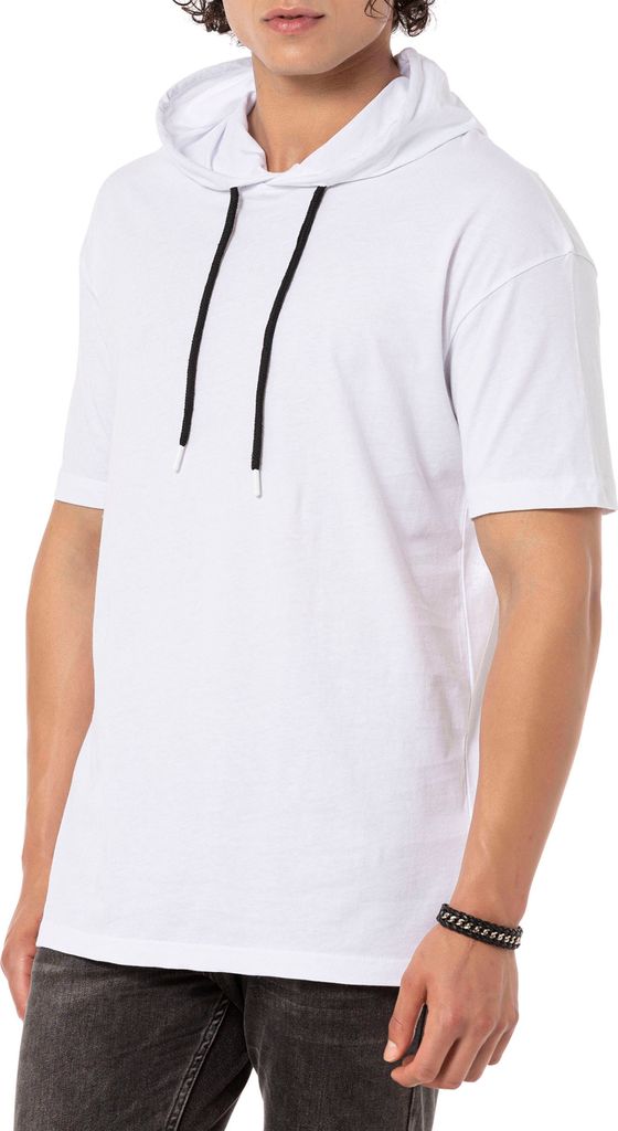 Red Bridge Herren T-Shirt mit Kapuze Weiß M Produktbild 