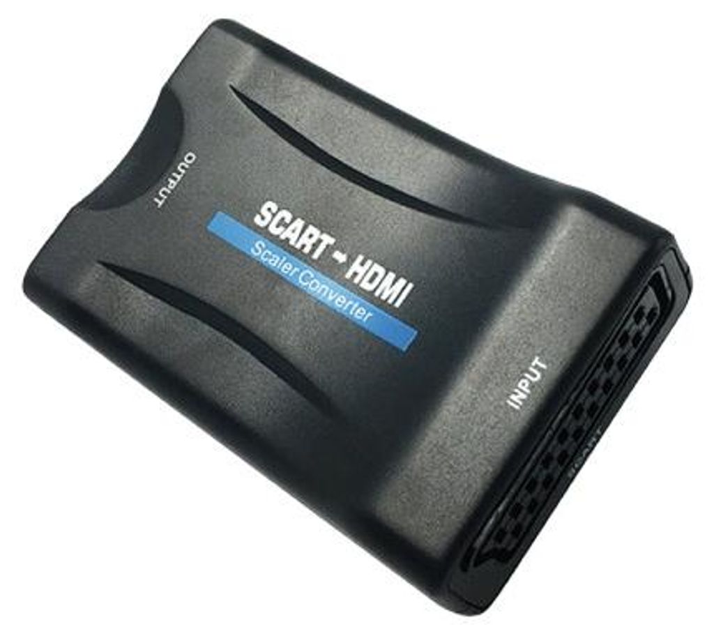 GBC Convertitore AV SCART / HDMI Aktiver Videokonverter 1080 x 720 Pixel