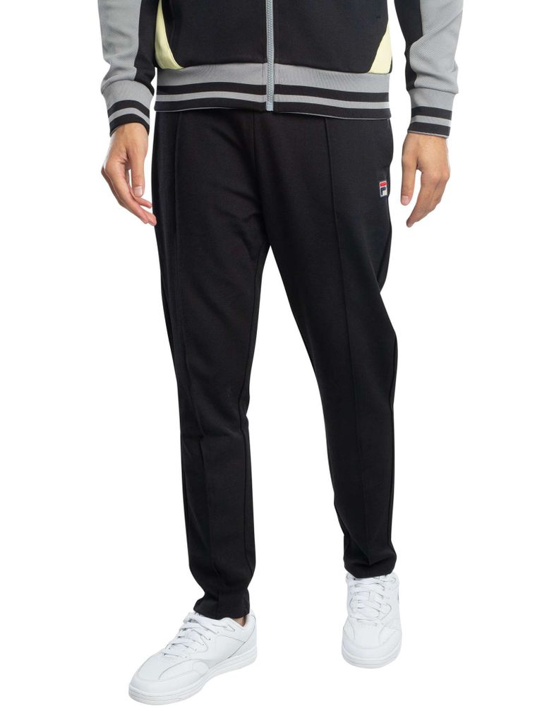 Fila Molveno – Jogginghose mit Biesenmuster, Schwarz 4XL