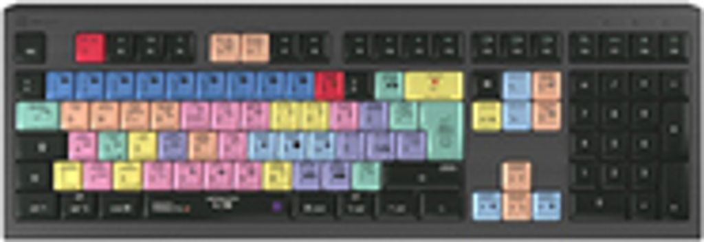 Logickeyboard Adobe Premiere Pro CC Astra 2 Tastatur USB QWERTZ Deutsch Grau (LKB-PPROCC-A2M-DE)