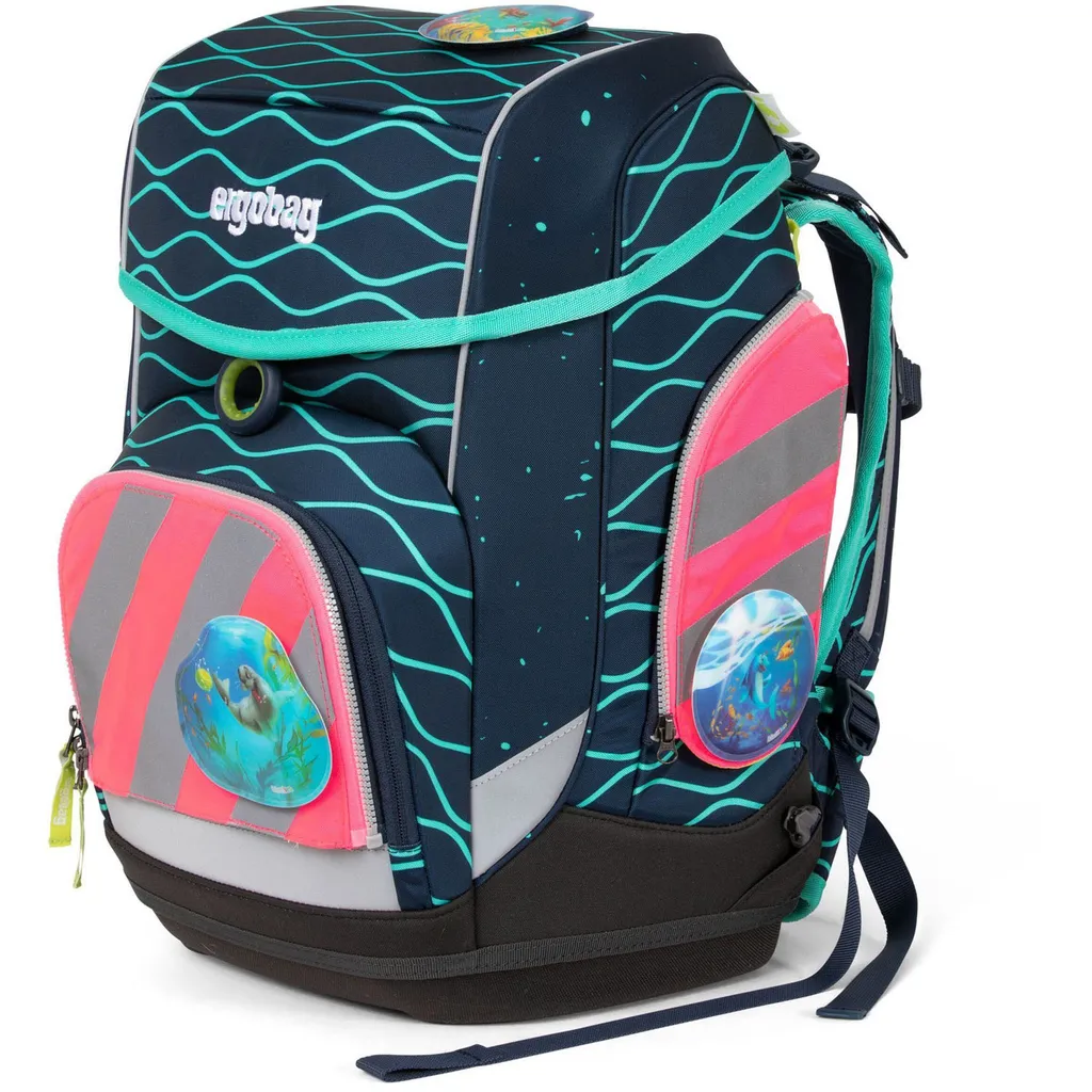 Ergobag Zip Set Rosa Multicolore: Personalizza e Proteggi lo Zaino - 4