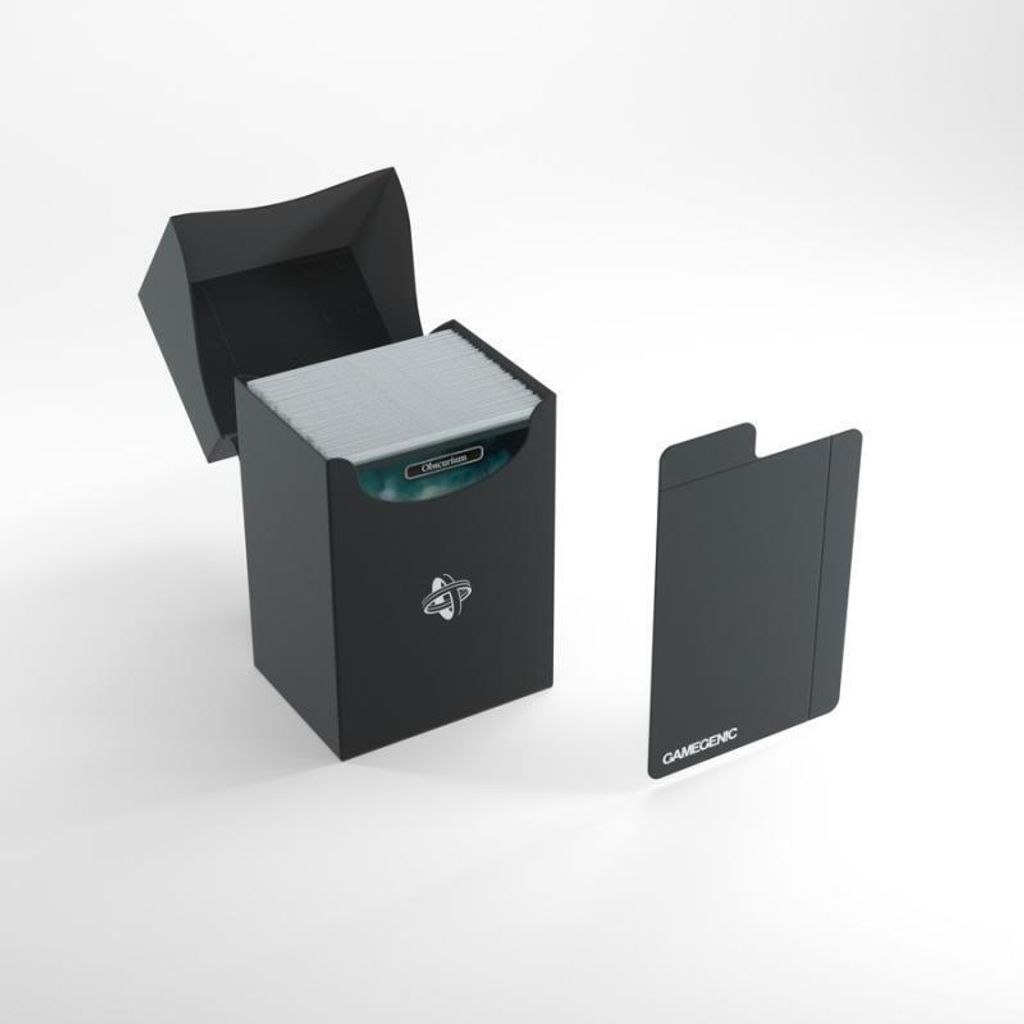 Porta carte 80+ nero – Scatola per 80 carte con protezioni Immagine del prodotto 