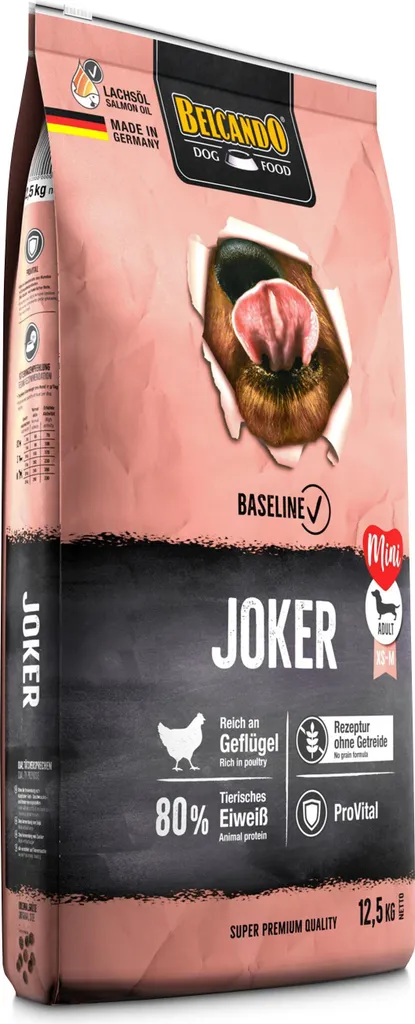 BELCANDO Baseline Joker GF 12,5 kg : Croquettes Haute Digestion et Sans Grain