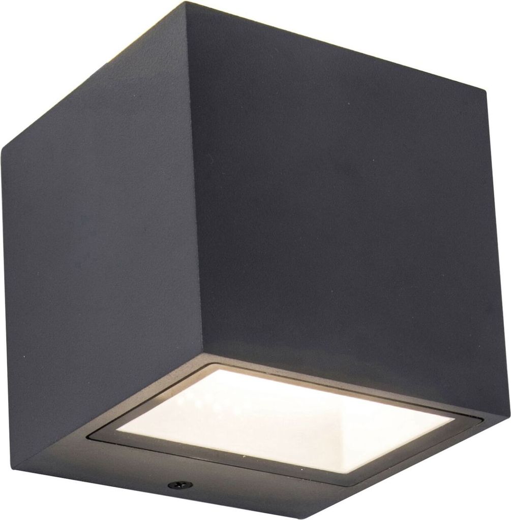 Lutec LED Außenwandleuchte Gemini anthrazit Up- & Downlight Produktbild 2