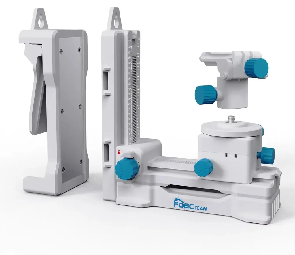 Support laser réglable en hauteur avec fixation murale robuste Dcteam - 2