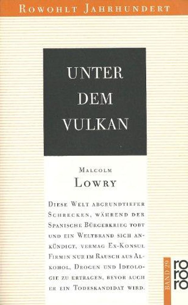 Unter dem Vulkan | Malcolm Lowry