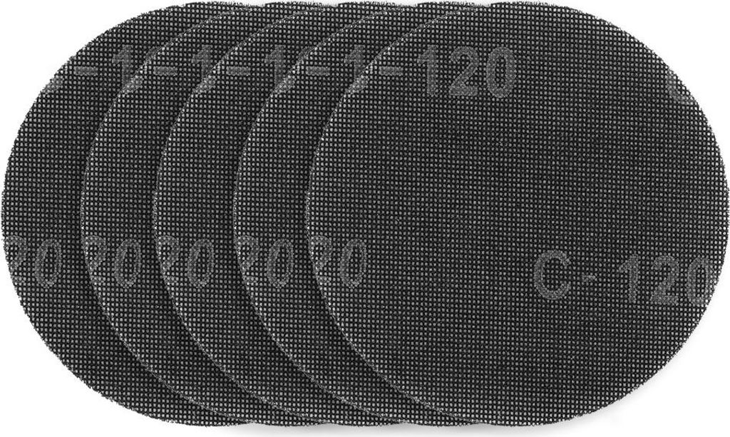 GRAPHITE Brusná mřížka na suchý zip 180 mm, K120, 5ks pro Obrázek produktu 