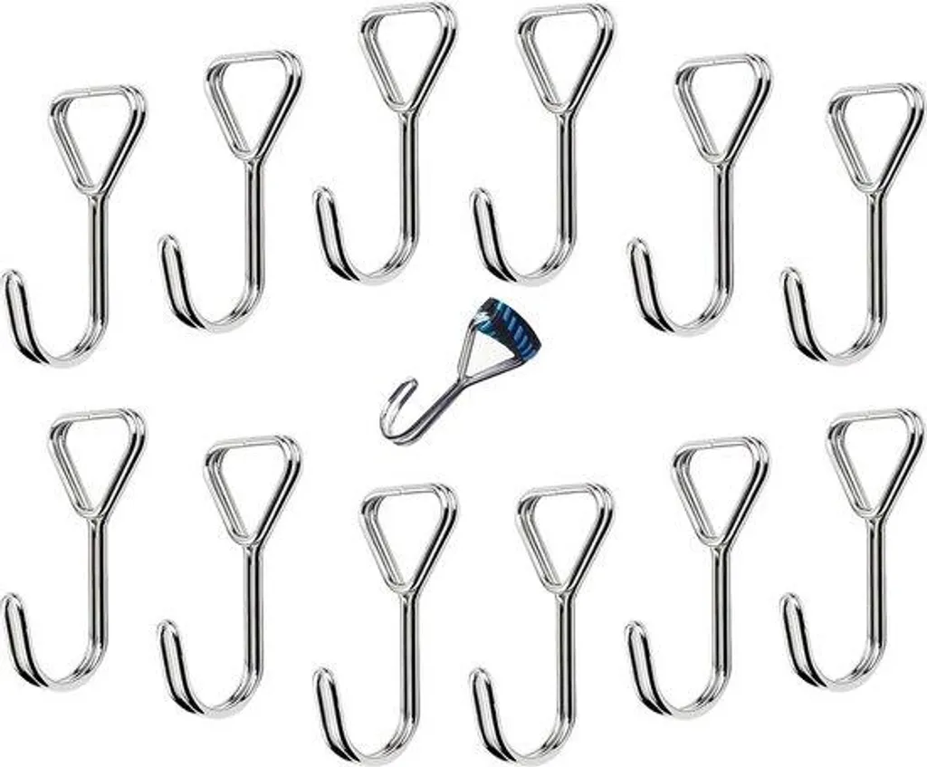Attaches rapides pour tendeurs élastiques - Acier robuste (12 pièces)