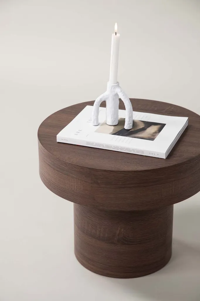 Table basse marron Malung pour coin lecture - Table d'appoint bureau - 12