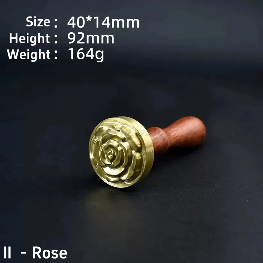 Tampon pour cire 40x14mm à empreinte concave rose et finition premium