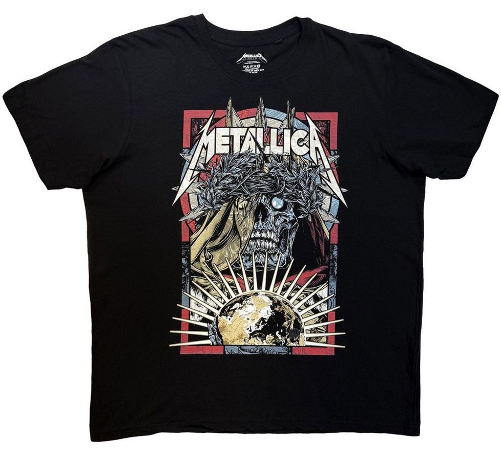 Metallica - "Conquest" T-Shirt für Herren/Damen Uni RO15765 (M) (Schwarz)