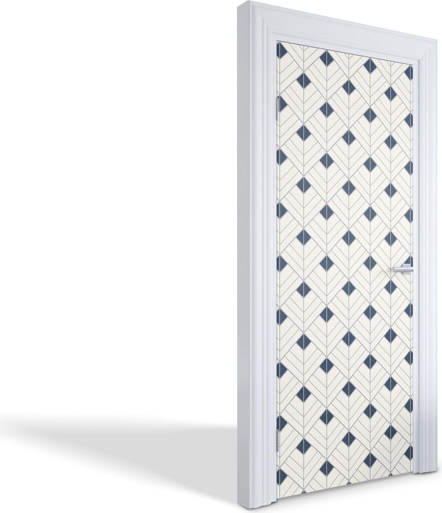 Wandtattoos Türen Selbstklebende Wandsticker Türtapeten - Geometrisches Muster - 85 x 205 cm