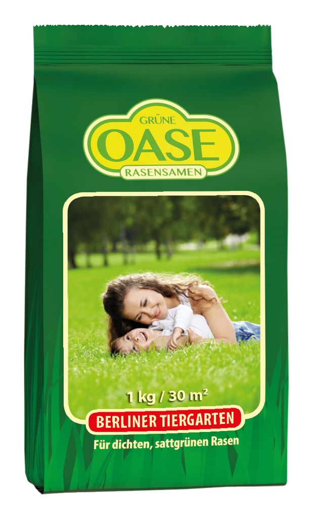 Grüne Oase Rasensamen Berliner Tiergarten 1 kg Grassamen Produktbild 