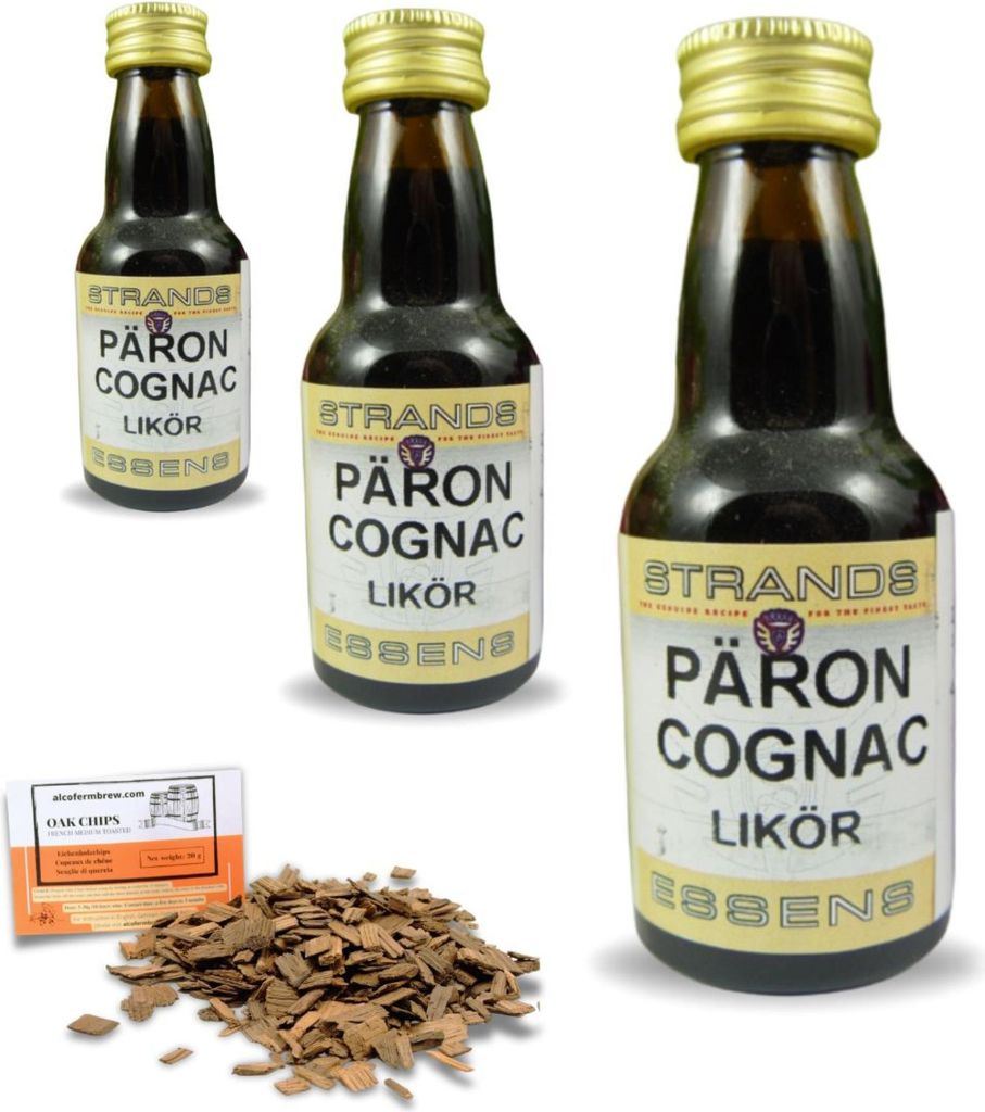 3 x Paron Cognac Essenz 25ml Wodka-Essenz – Wodka-Aroma, Aromaessenz, Wodka-Extrakt