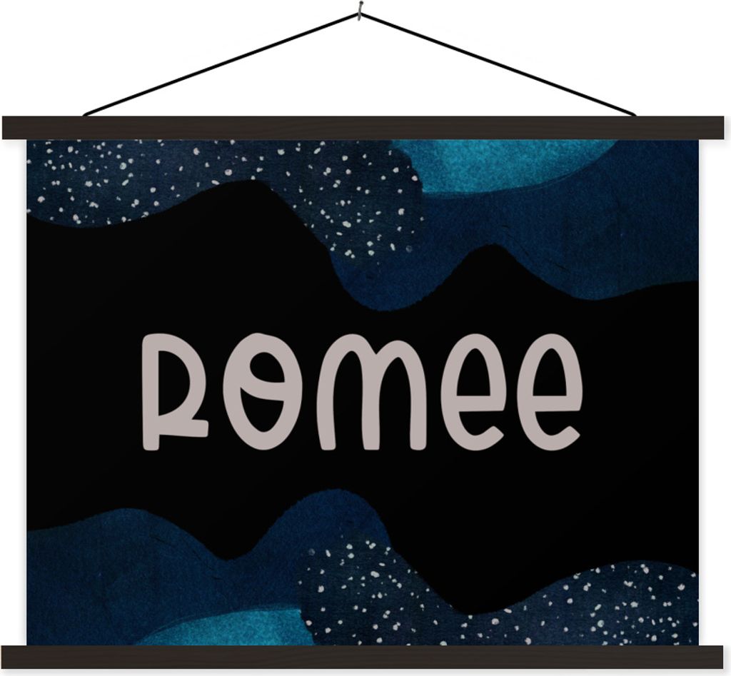 MuchoWow Textilposter Romee - Pastell - Mädchen 40x30 cm mit schwarzem Rahmen - Dekorationen