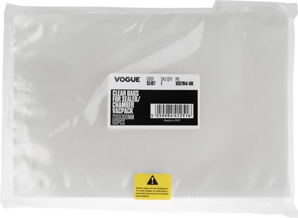 Vogue Vakuumierbeutel 20 x 30cm (100 Stück)