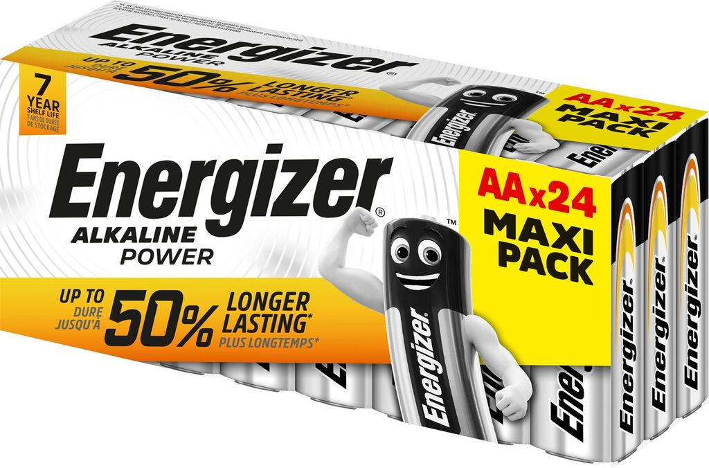 ENERGIZER Alkaline Power Batterie AA (LR06) 1.5V (24er Box) Immagine del prodotto 