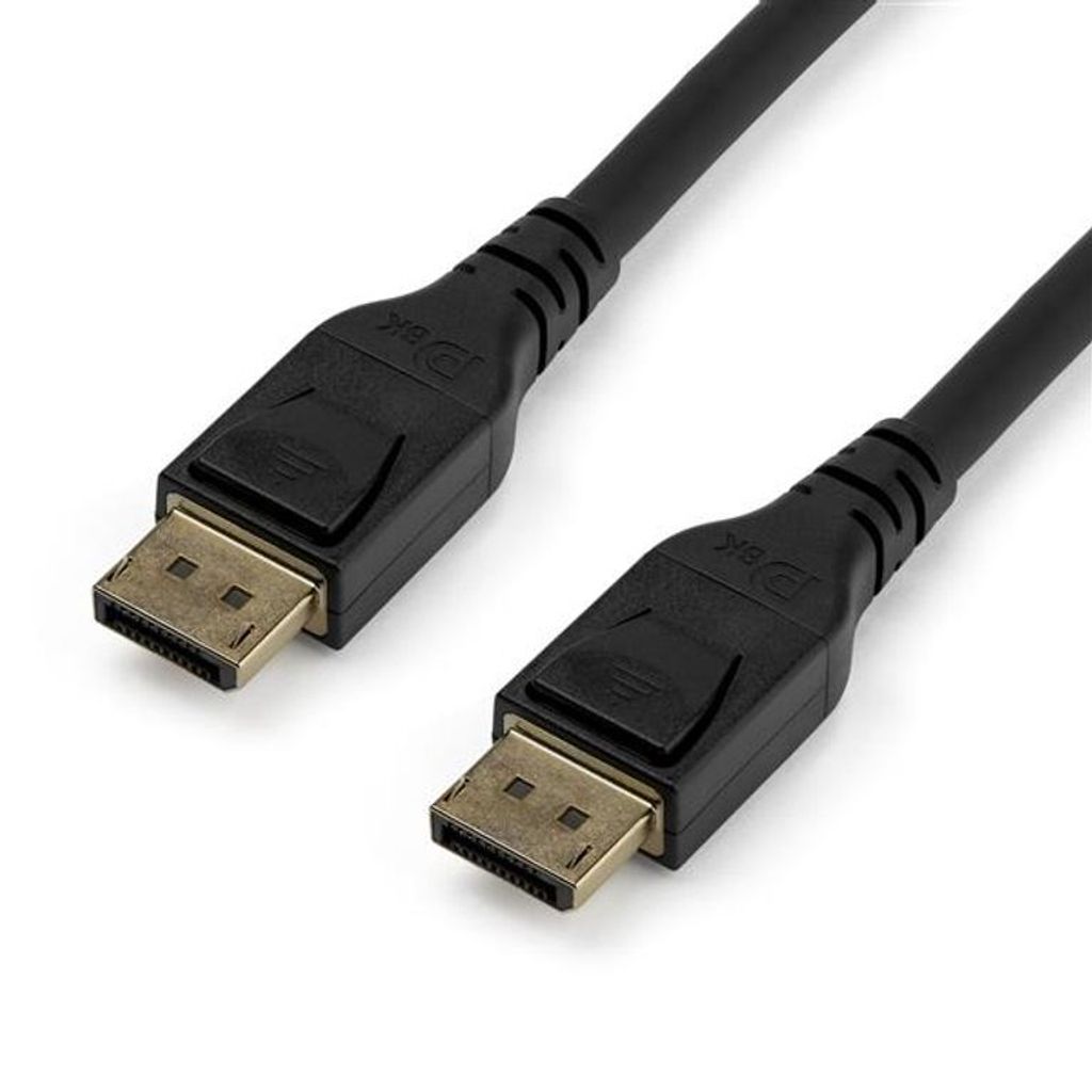 StarTech.com 16ft/5m VESA Certified DisplayPort 1.4 Cable, 8K 60Hz HBR3 HDR, Super UHD DisplayPort to DisplayPort Monitor Cord, Ultra HD 4K 120Hz D...