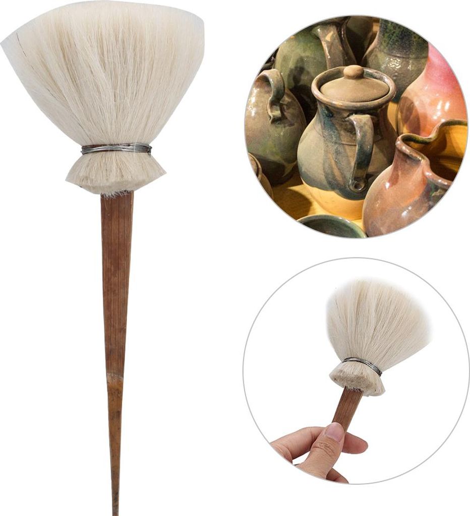 Keramik-Reinigungsbürste zum Selbermachen – Modellierwerkzeug aus Ton und Keramik zum Auffüllen von Wasser (mittelgroß)