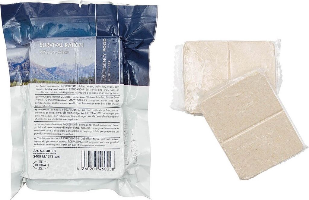 Trek'n Eat Notverpflegung, SURVIVOR 125 g, (2 Riegel), 7 % MwSt