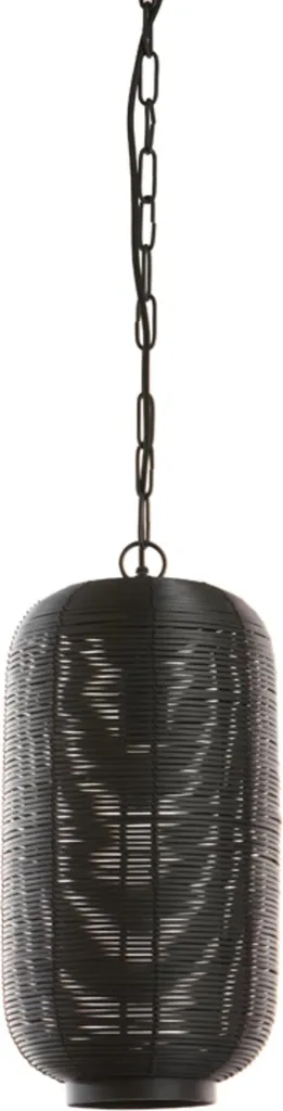 Light & Living Tomek Lampada a Filo Nero Ø21x44cm | Illuminazione E27