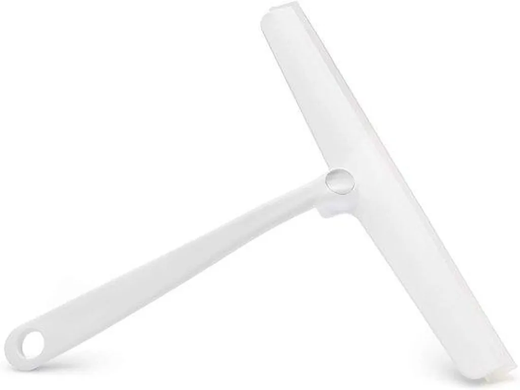 Pommeau de douche haut de gamme en chrome et blanc - Douchette 1 pièce