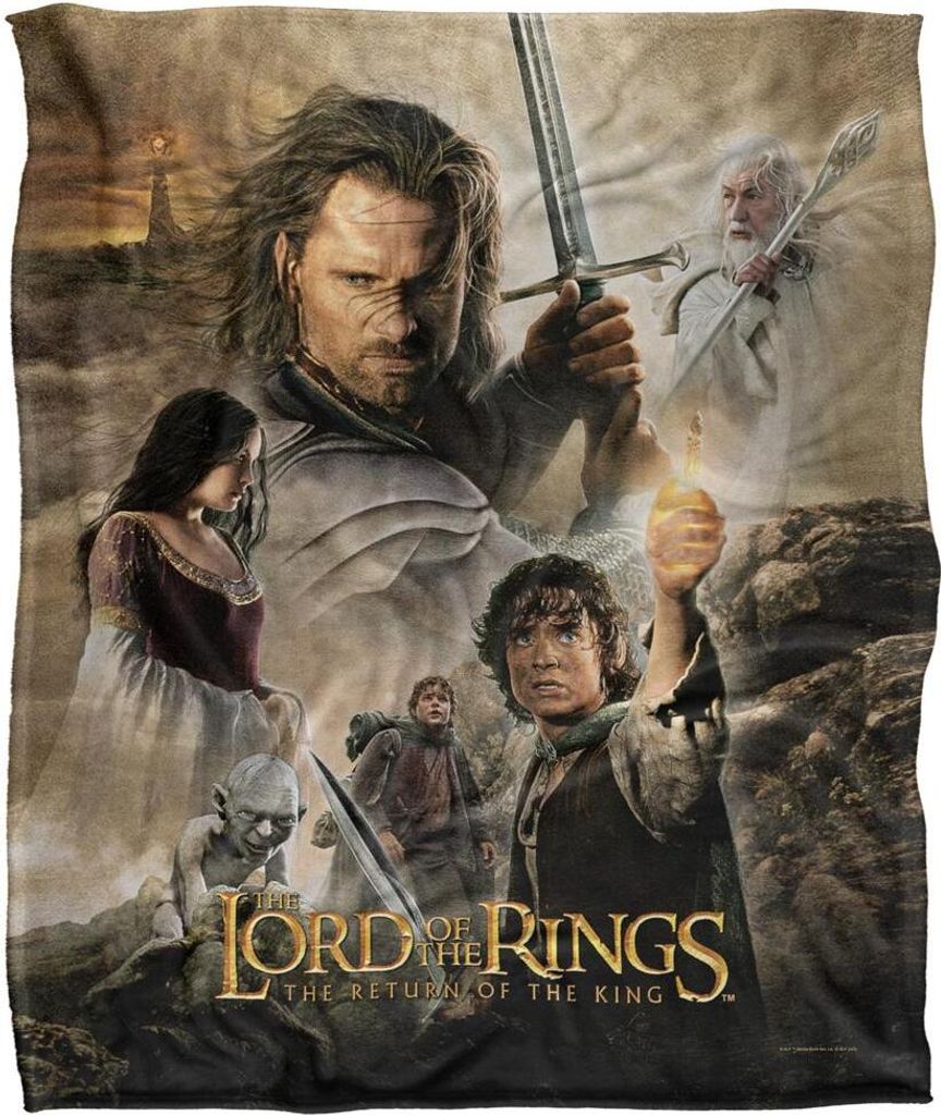 Lord Of The Rings - Decke "Return Of The King", Filmplakat TV18894 (Einheitsgröße) (Bunt)