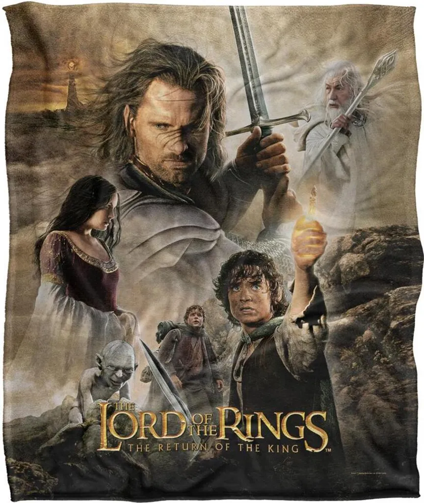 Couverture Seigneur des Anneaux Idéale pour Soirée Cinéma et Déco