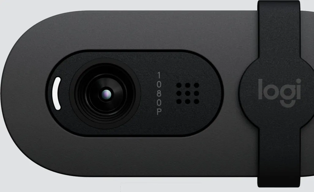 Webcam HD Logitech BRIO 105 Graphite - Caméra de visioconférence USB-C - 9