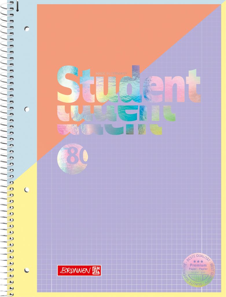 BRUNNEN 106792869 Collegebl A4 Lin28 90g Intoxicate