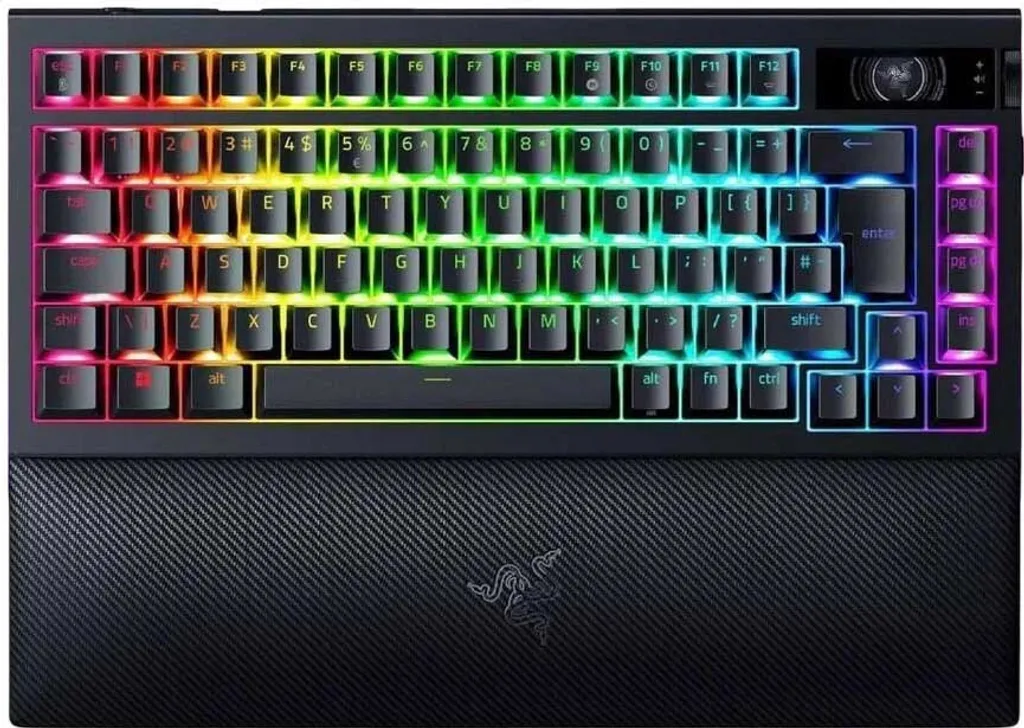 Clavier Gaming 75% Razer BlackWidow V4 Pro pour Setup Gamer Minimaliste