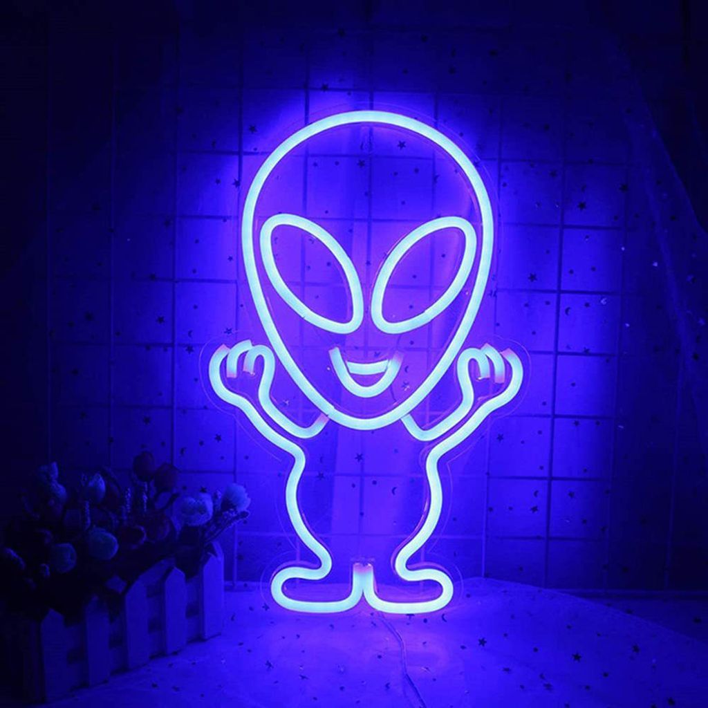 Alien Leuchtreklame LED Neonlicht USB