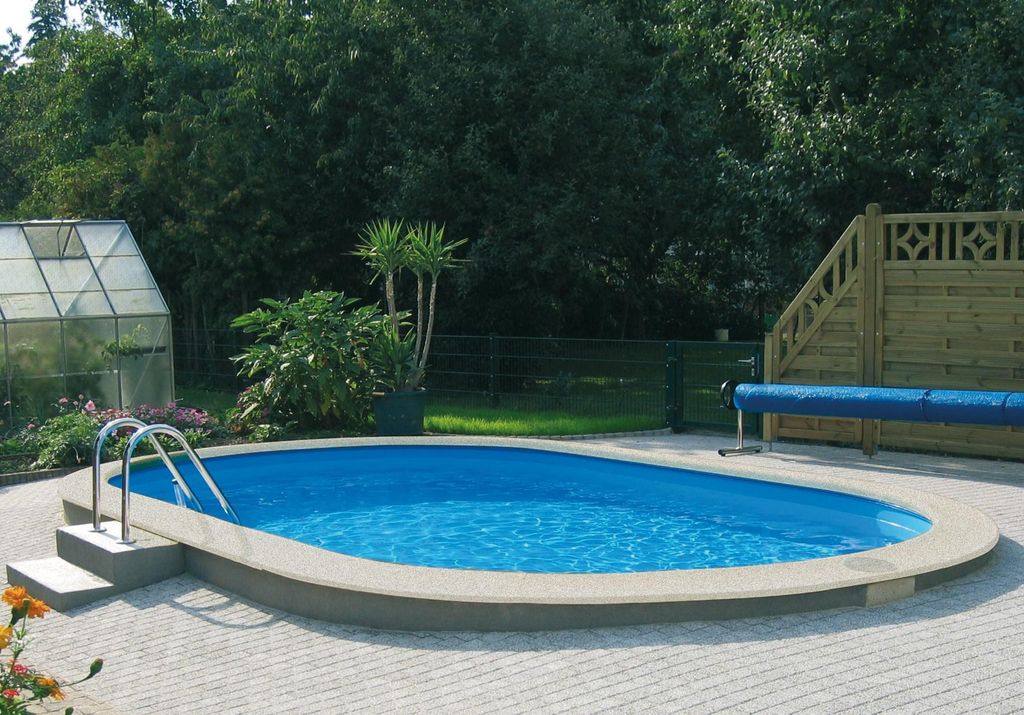myPOOL Poolset Trend Oval Tiefbecken mit Sandfilteranlage Gr. 2
