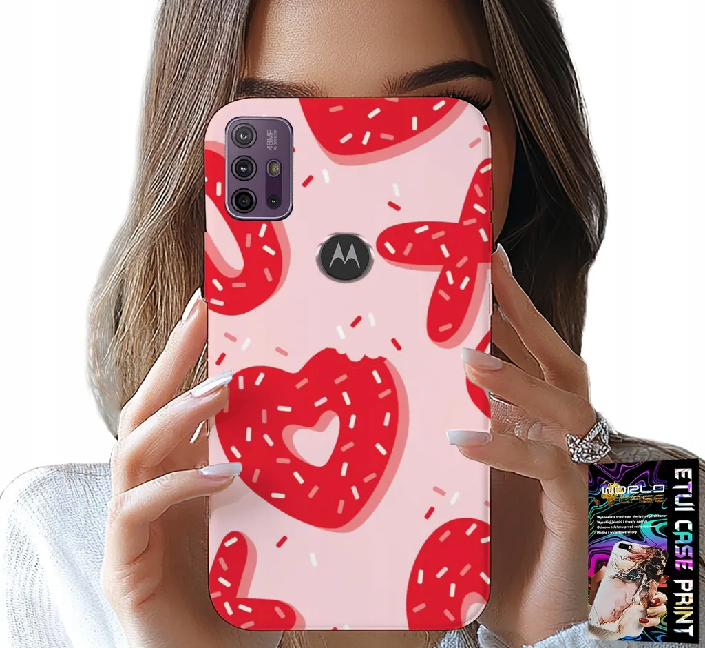 Custodia Motorola Moto G10 Power Vetro + Cover Xoxo Cuore Fashion