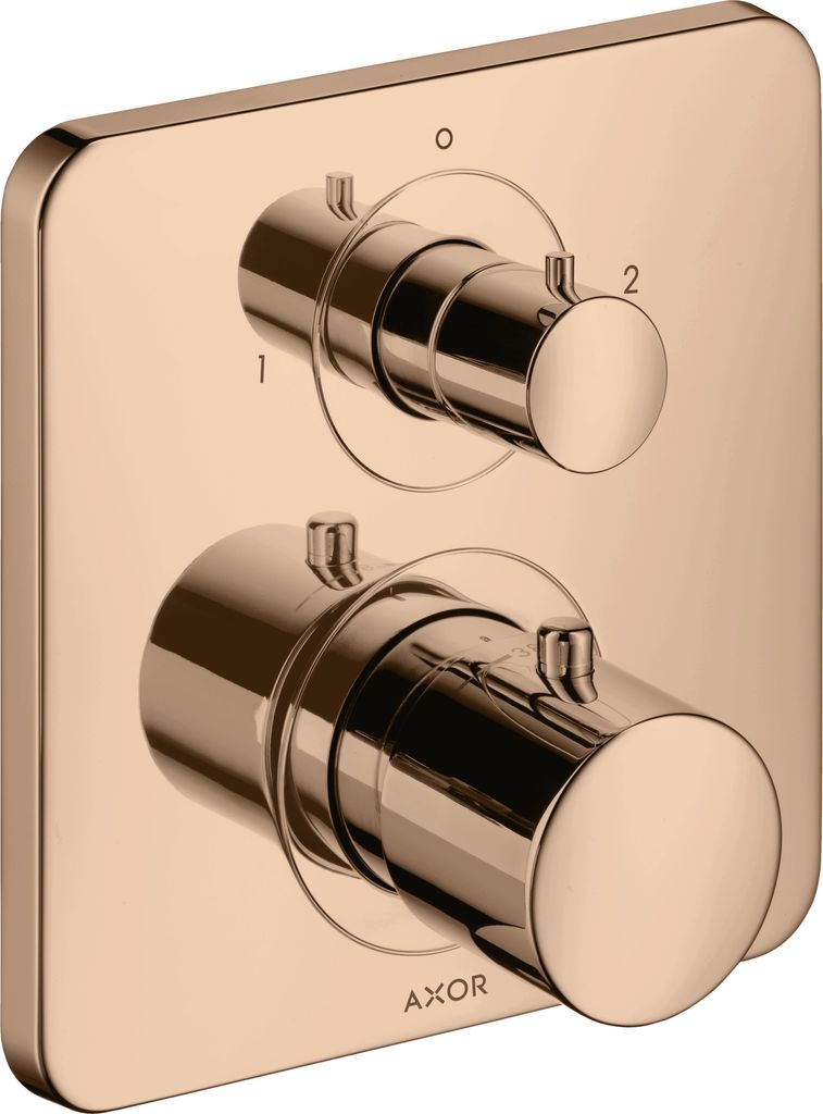 hansgrohe AXOR Citterio M Thermostat Unterputzmodell mit Ab-/Umstellventil, 34725300