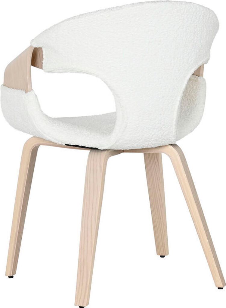 ESPRIT Home Esstisch Blanco Polyester Holz 55,5 x 67,5 x 80,5 cm